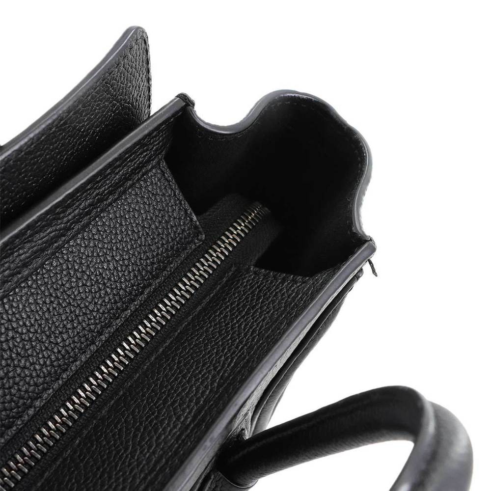 Celine Luggage Nano Shopper 2-way hand/shoulder bag in black leather with sil... - Picture 8 of 10